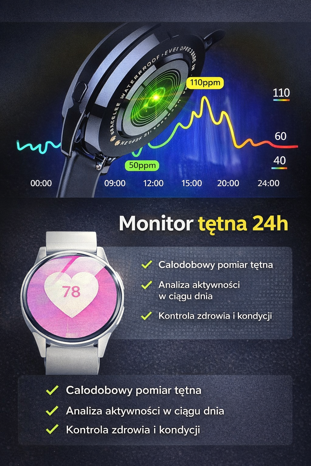 Smartwatch – Zegarek Sportowy