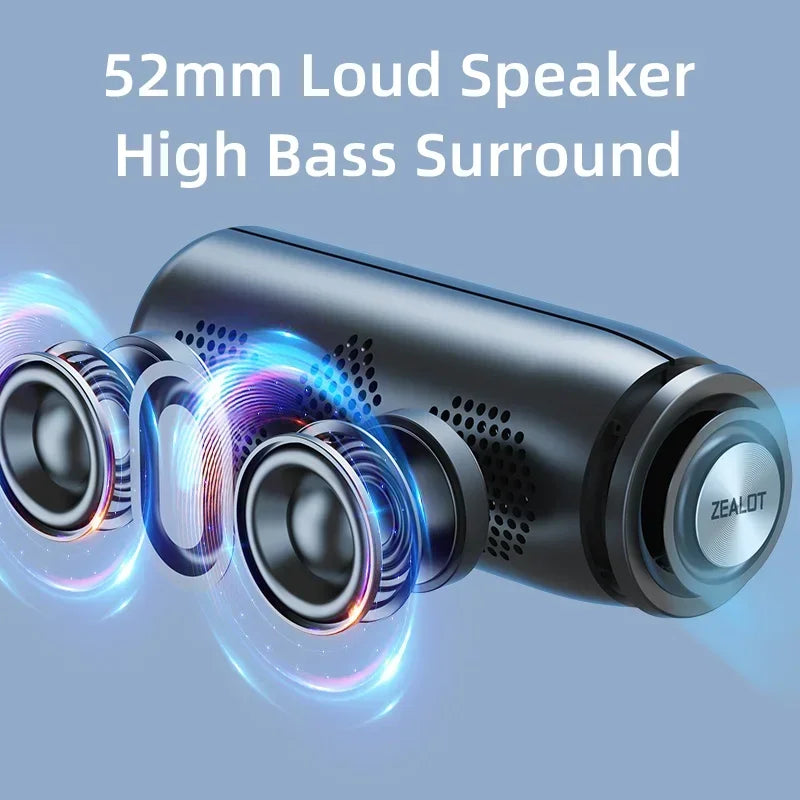 Bezprzewodowy Głośnik Bluetooth z Mocnym Basem