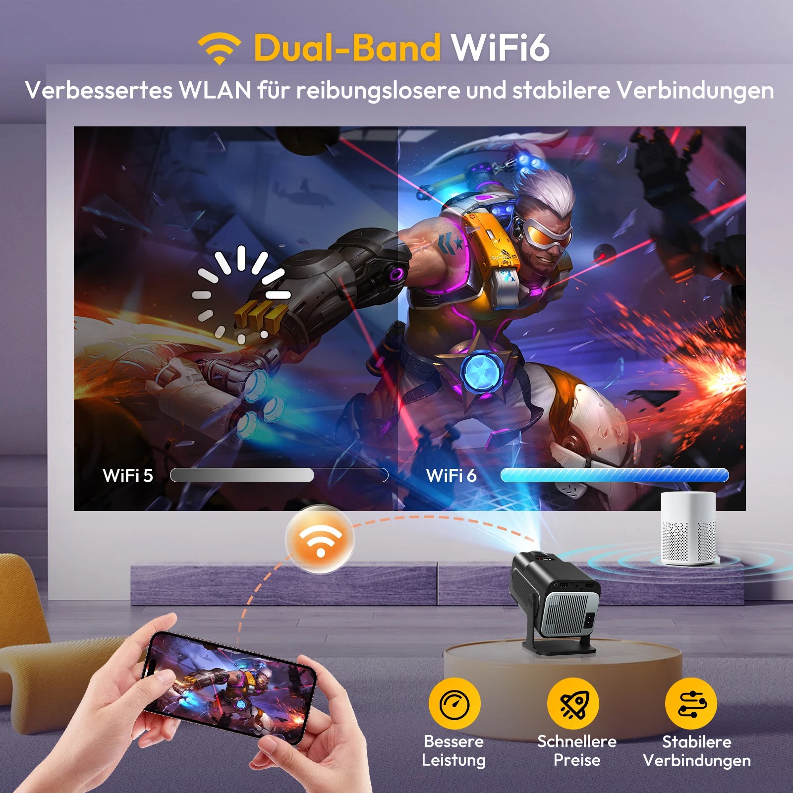 PROJEKTOR LED FULL HD