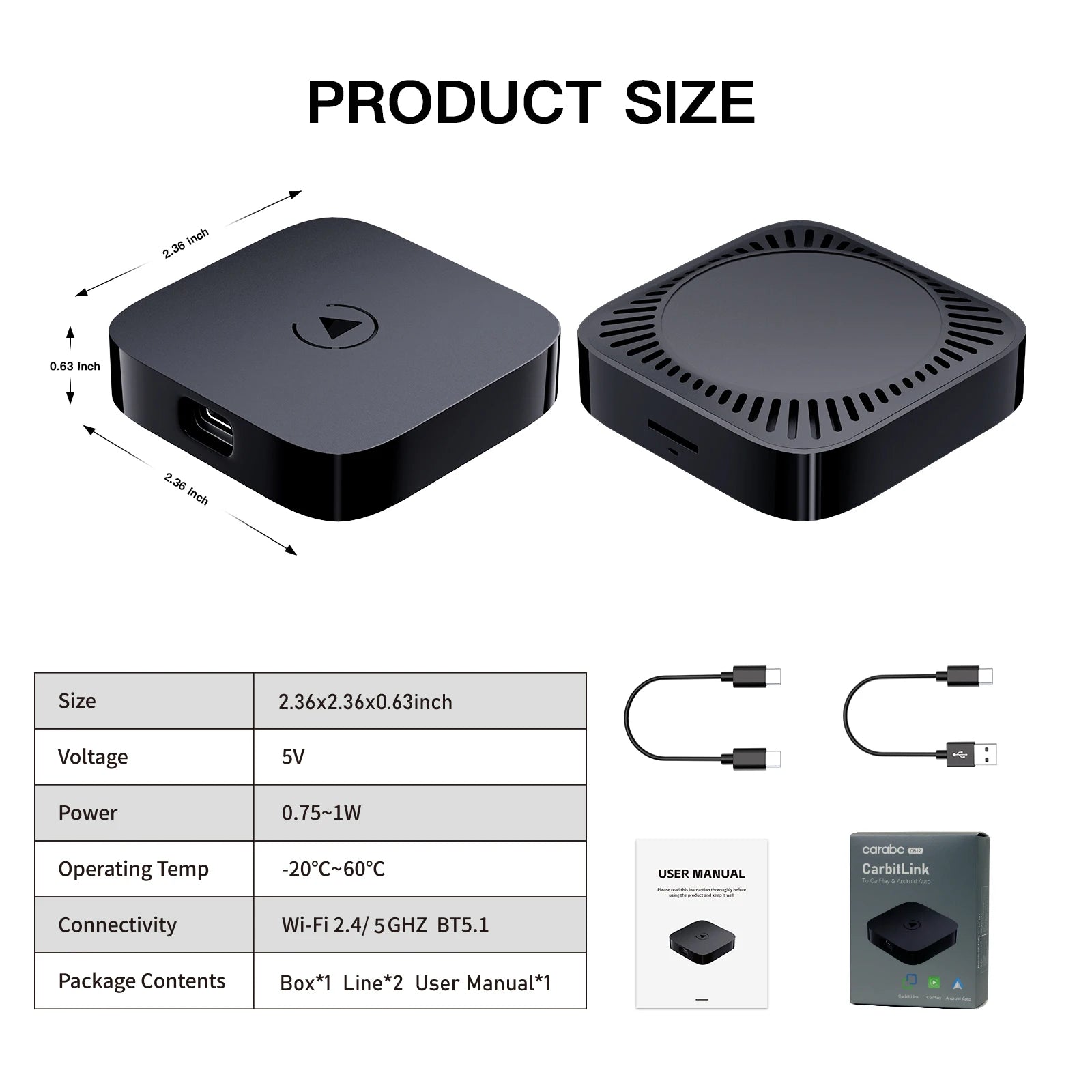 Adapter Wireless CarPlay