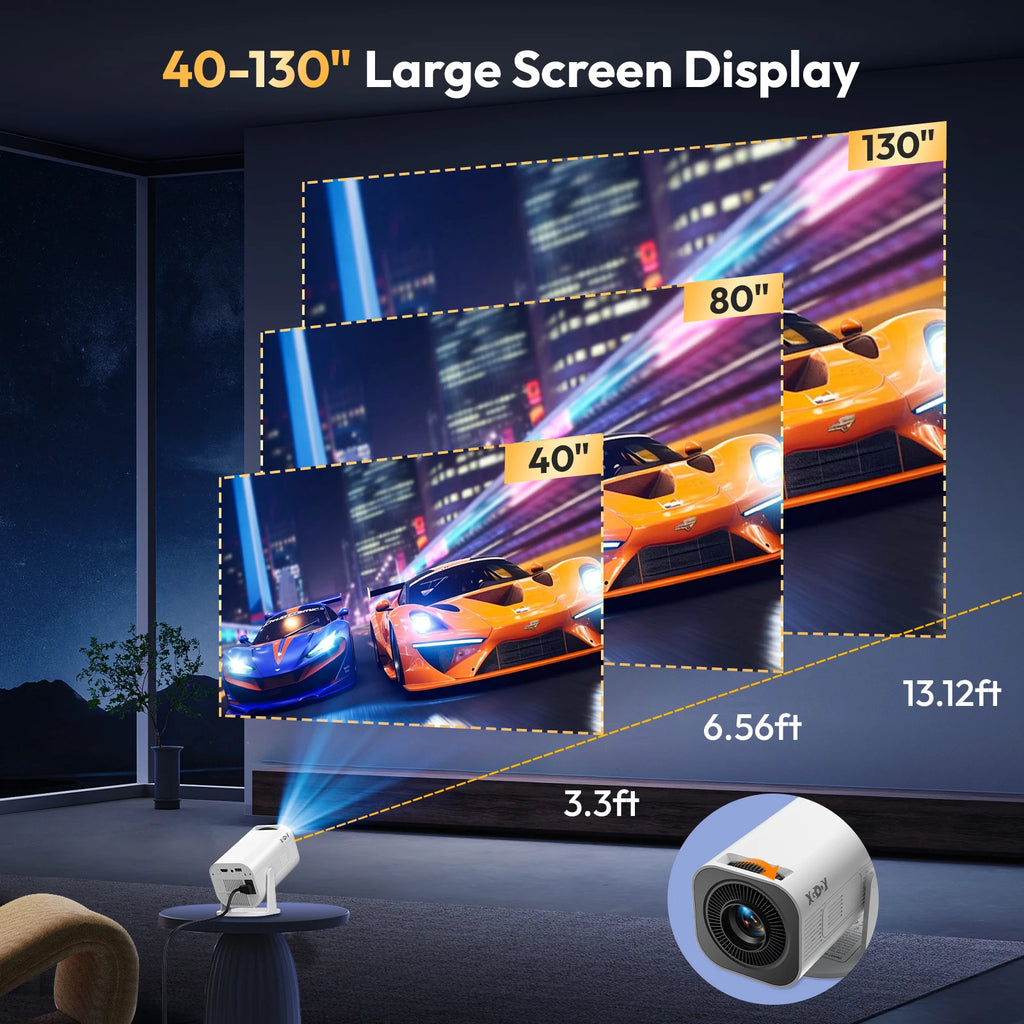 PROJEKTOR LED+ ANDROID + KINO DOMOWE