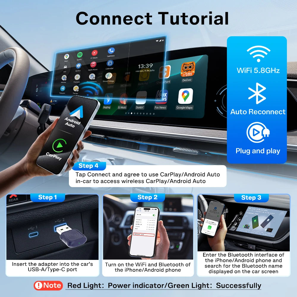 Bezprzewodowy Adapter CarPlay