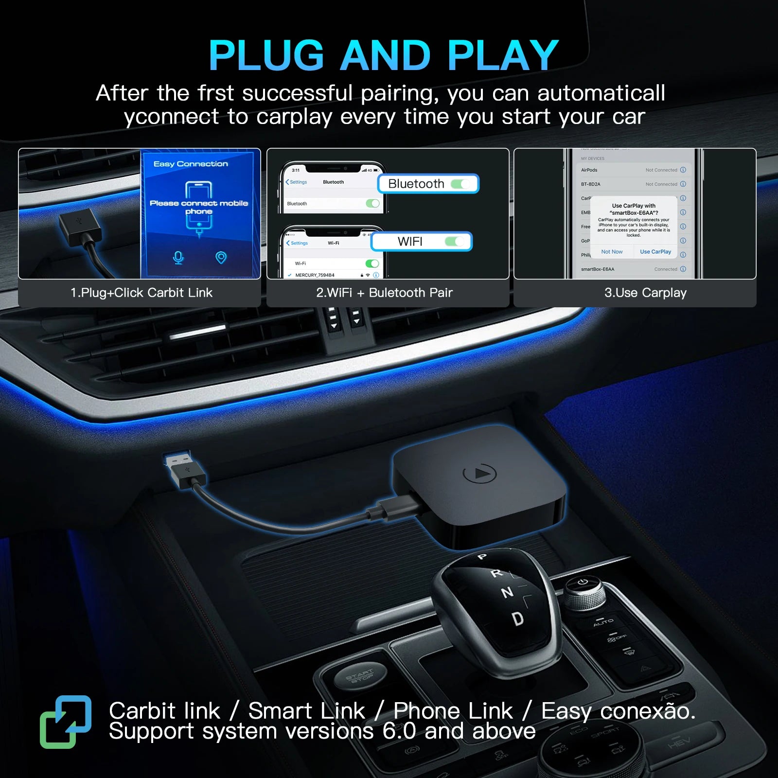 Adapter Wireless CarPlay