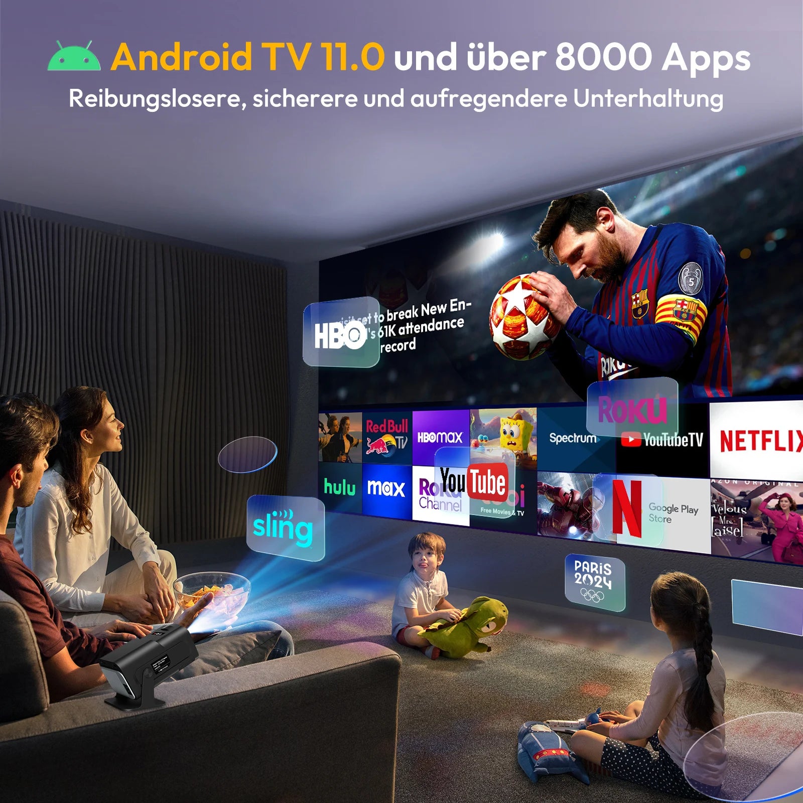 PROJEKTOR LED FULL HD