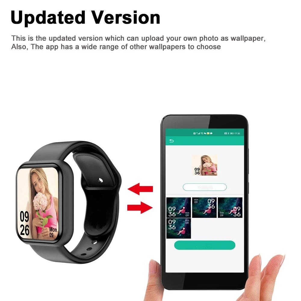 Smartwatch Prosty zegarek fitness